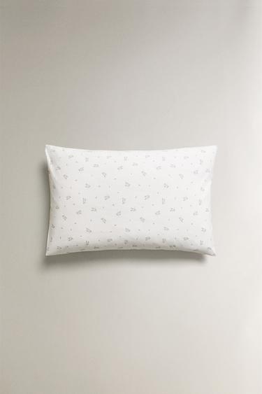 LEAF PRINT PILLOWCASE - Oyster-white by Zara - Image 3