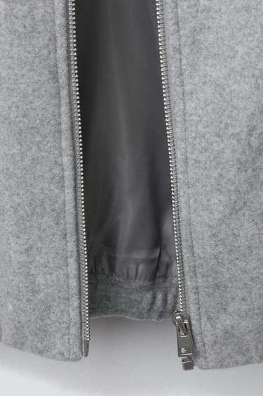 BLOUSON BOMBER SOFT - Gris clair de Zara - Image 7