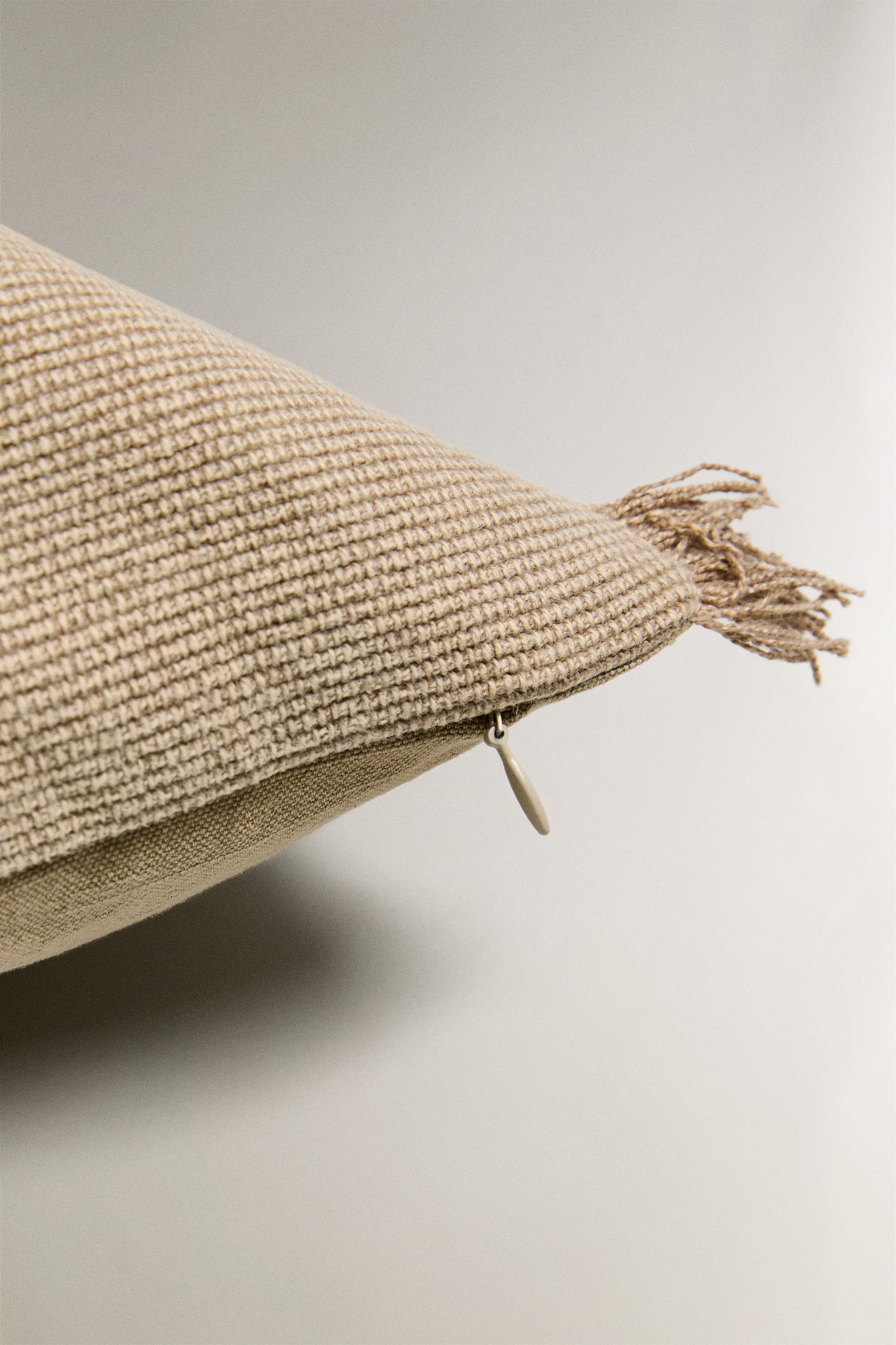 HOUSSE DE COUSSIN FRANGES