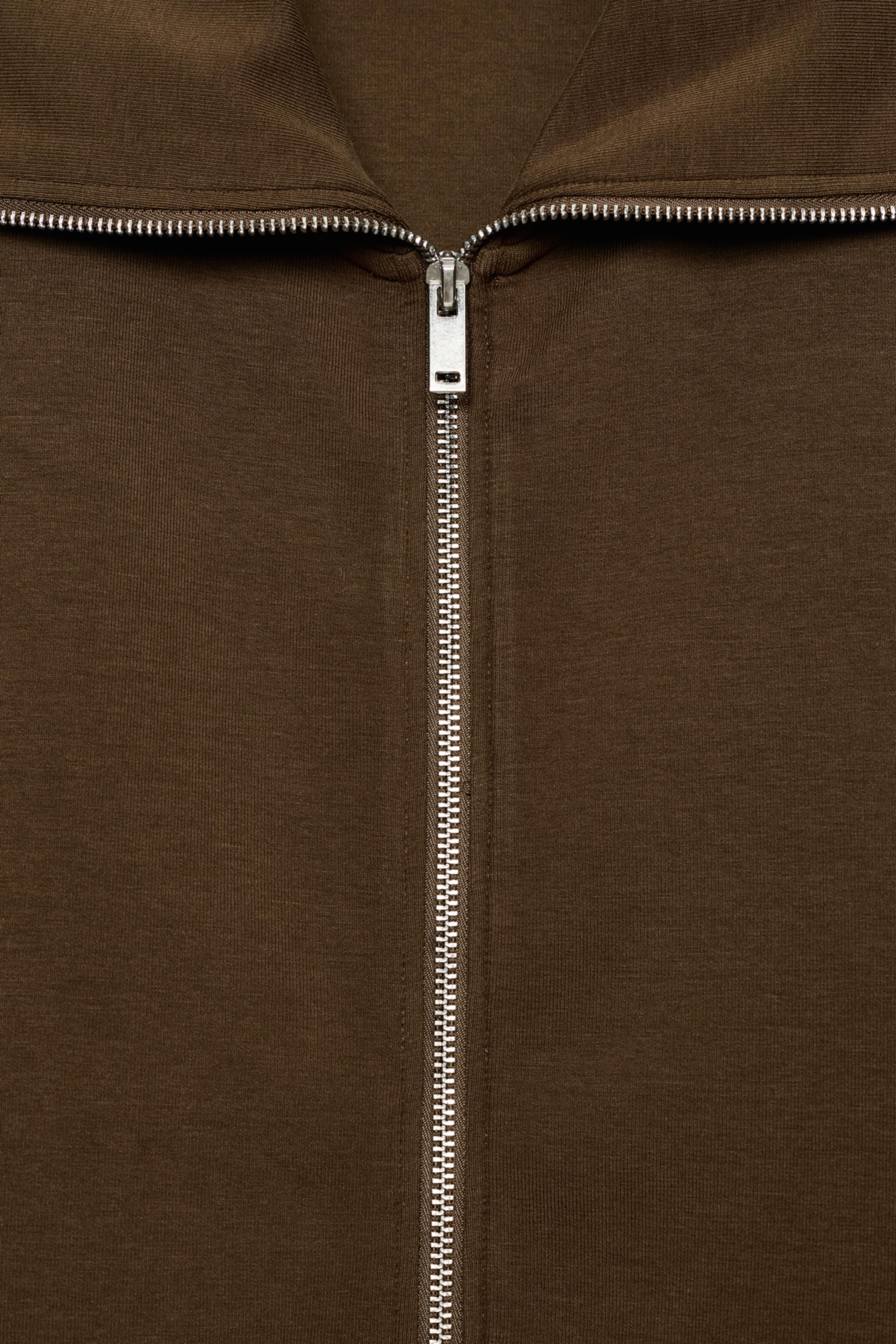 INTERLOCK ZIP-UP SWEATSHIRT
