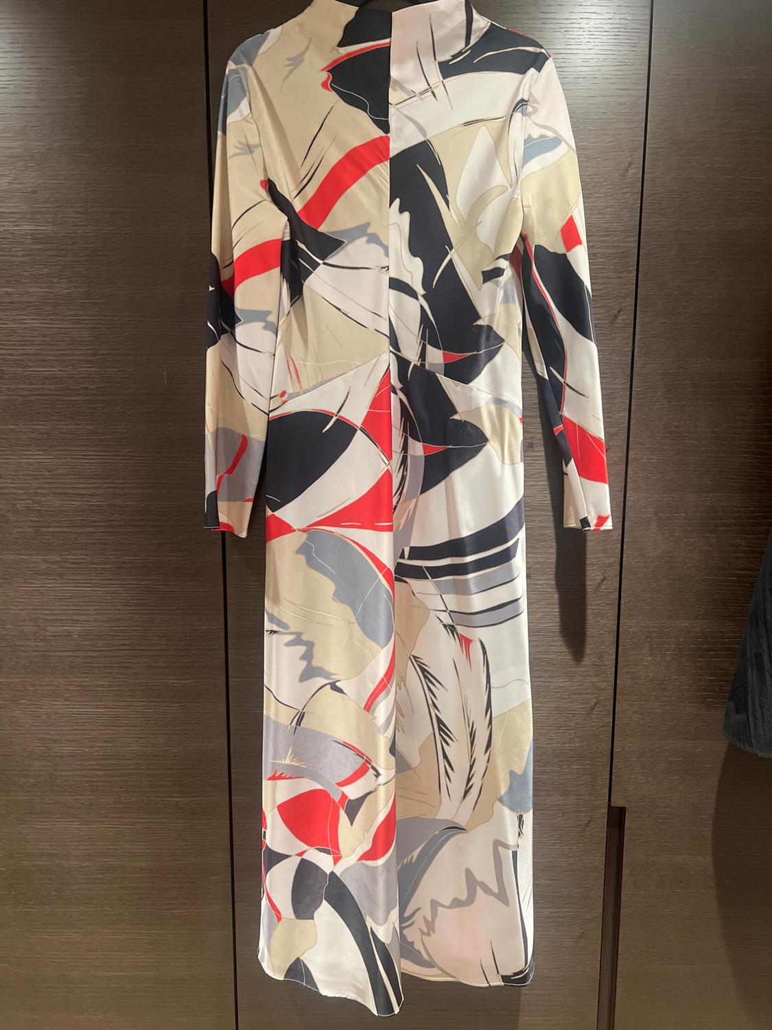 ZW COLLECTION PRINTED MIDI DRESS - Image 2