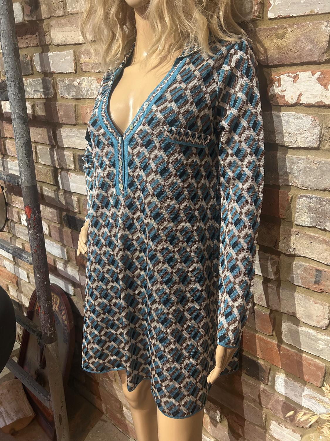 JACQUARD KNIT DRESS - Image 3
