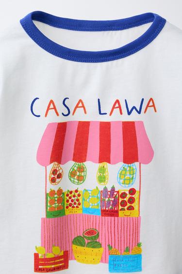 CASA LAWA X ZARA KIDS PRINTED T-SHIRT - White by Zara - Image 2