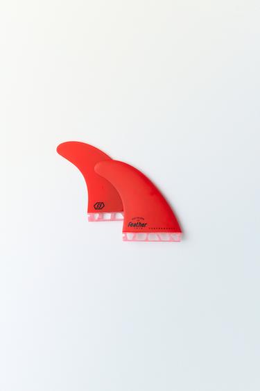 SURF-TWIN-FIN-FLOSSEN FEATHER FINS ® X ZARA - Rot von Zara