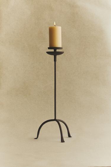 TRIPOD CANDLESTICK - Black by Zara