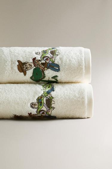 CHILDREN'S COTTON TERRYCLOTH TOY STORY ©DISNEY/PIXAR TOWEL - Oyster-white by Zara - Image 2