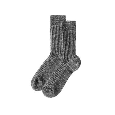 TWISTED YARN SOCKS - Grey marl by Zara