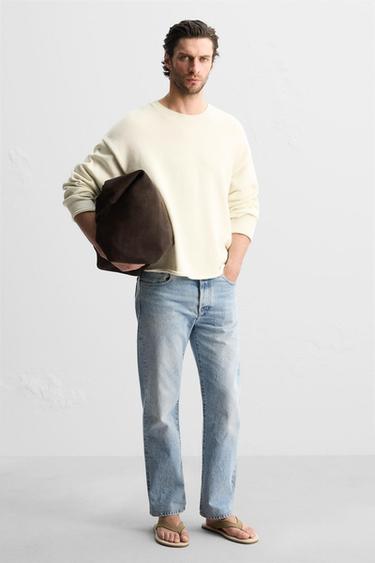 SANDALIA TIRAS - Gris Topo de Zara - Imagen 0