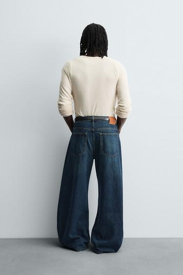 BALLOON FIT JEANS - Dark navy by Zara - Image 2