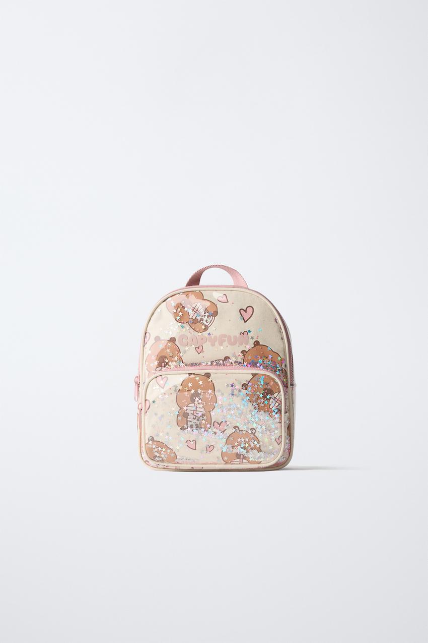 CAPYBARA CAPYFUN © VINYL BACKPACK - Pink | ZARA United States display picture 1