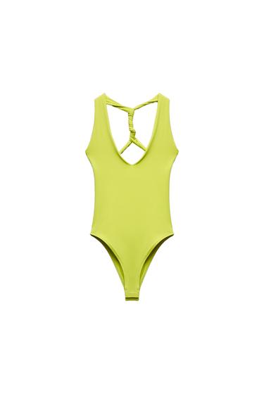 V-NECK SHAPE BODYSUIT