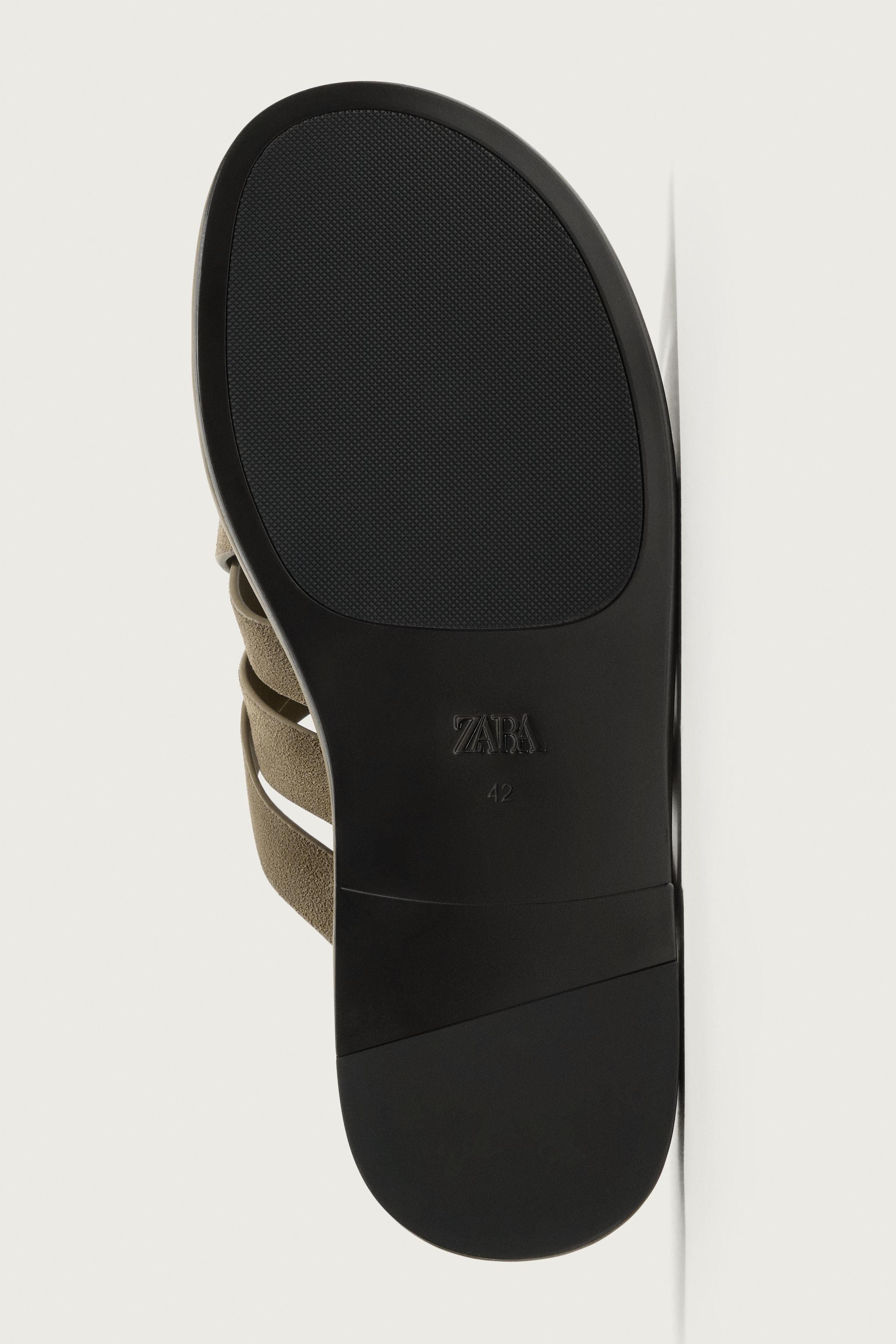LEATHER STRAP SANDALS