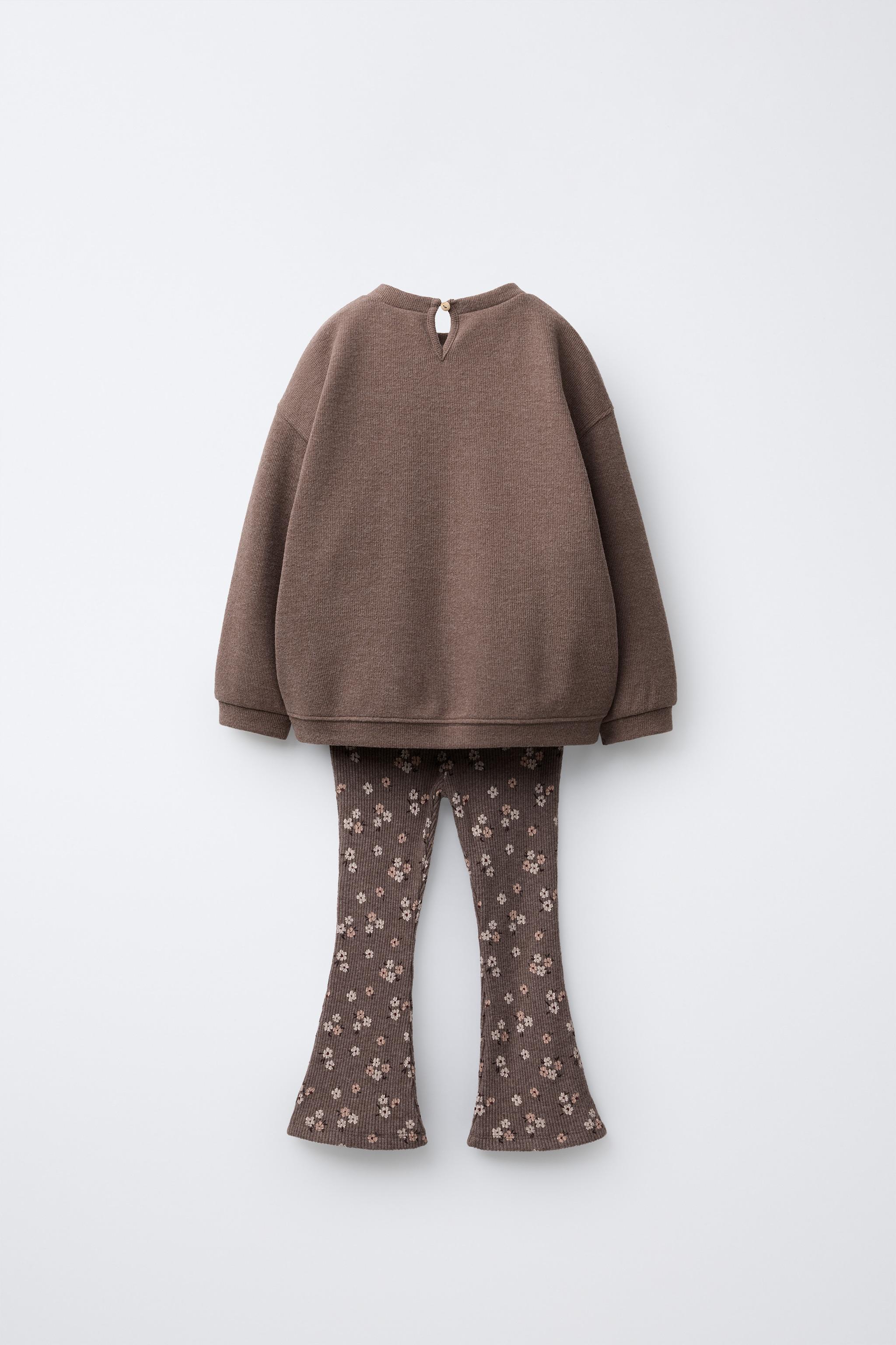 SOFT TOUCH FLARE T-SHIRT AND LEGGINGS SET