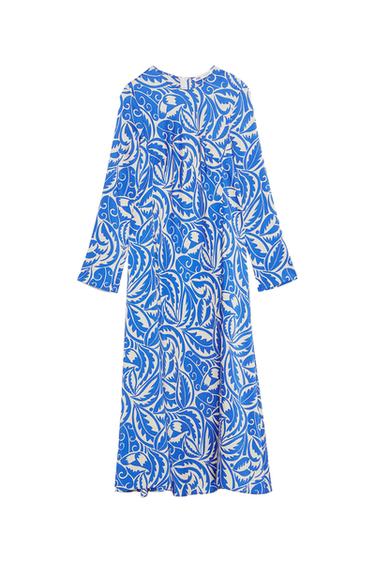 LONG PRINTED DRESS