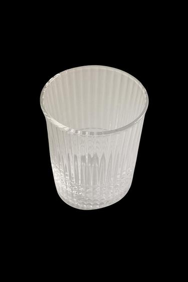 RAISED DESIGN GLASS TUMBLER - 990 by Zara