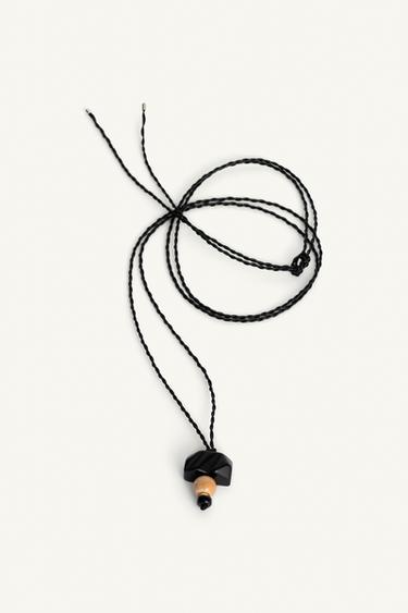 CORD NECKLACE WITH CONTRAST PENDANTS - various by Zara