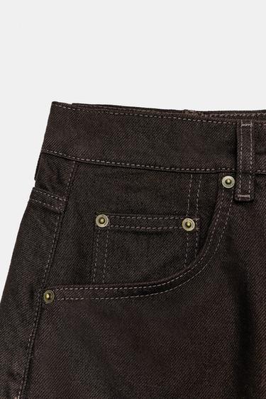 JEAN ZW COLLECTION BALLOON TAILLE NORMALE - Marron de Zara - Image 6