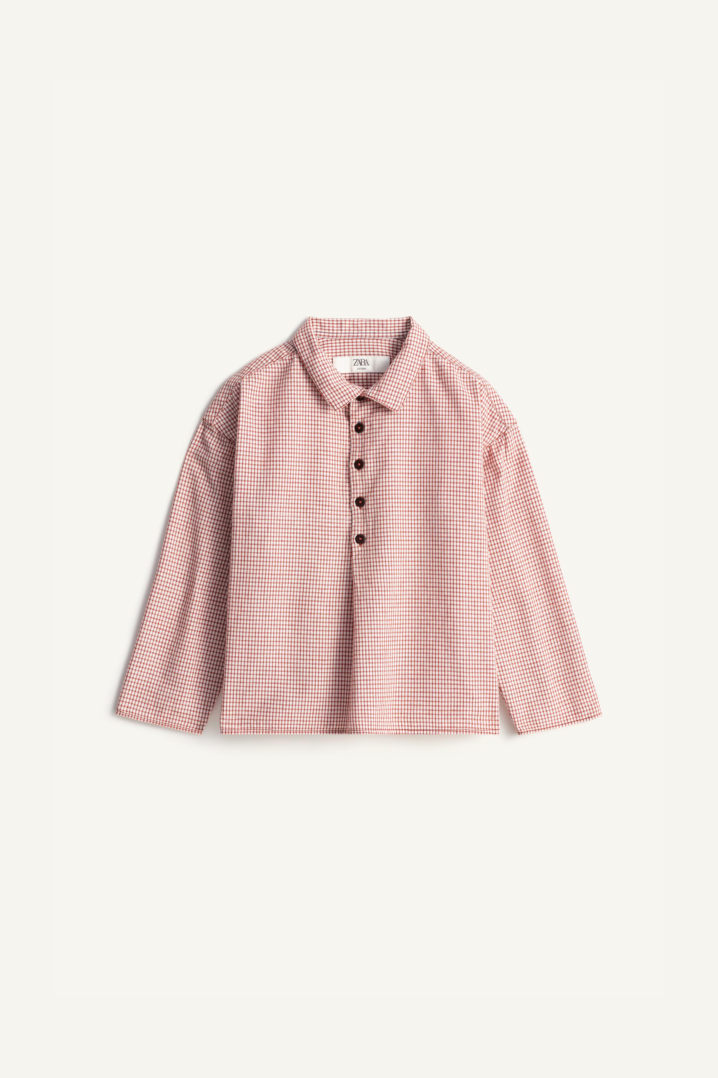 LIMITED EDITION COTTON-LINEN CHECK SHIRT