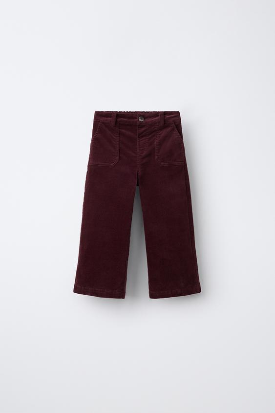 VELVET CULOTTES - Burgundy by Zara - Image 0