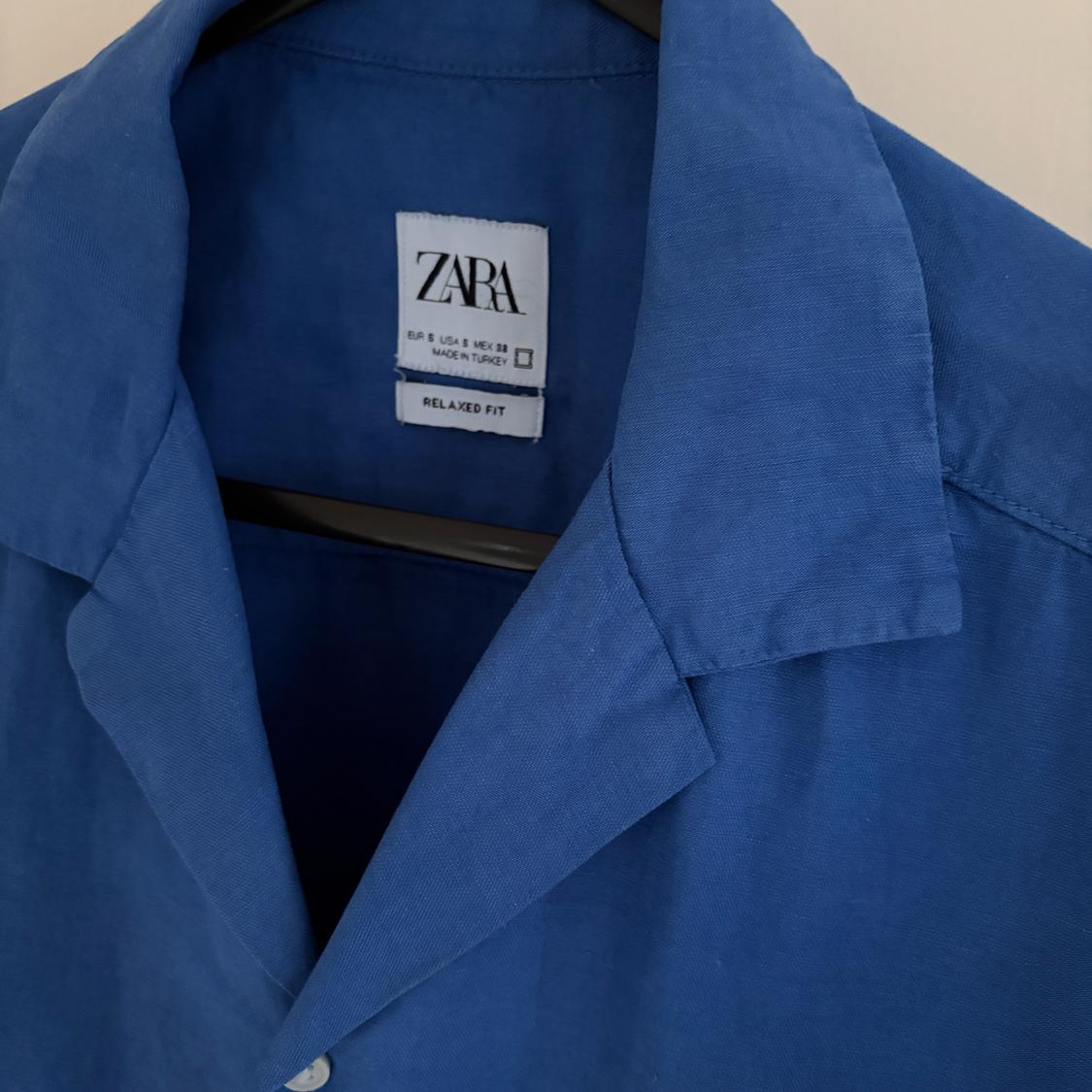 BLUE LYOCELL SHIRT - Image 3