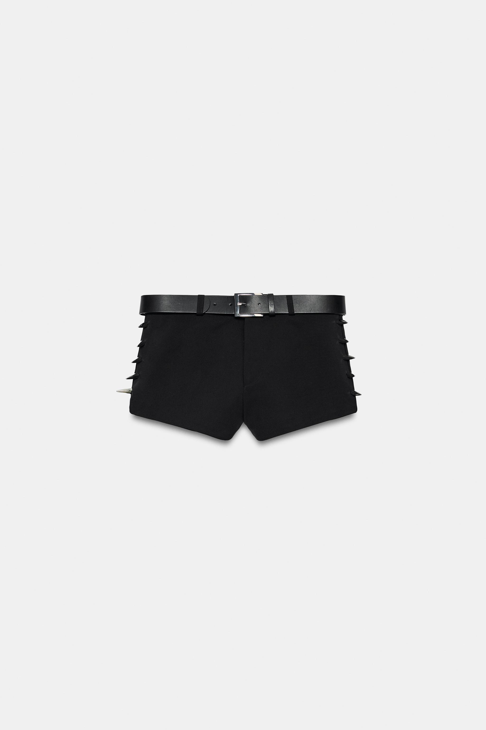 SHORT MINI CEINTURE CLOUS CATS