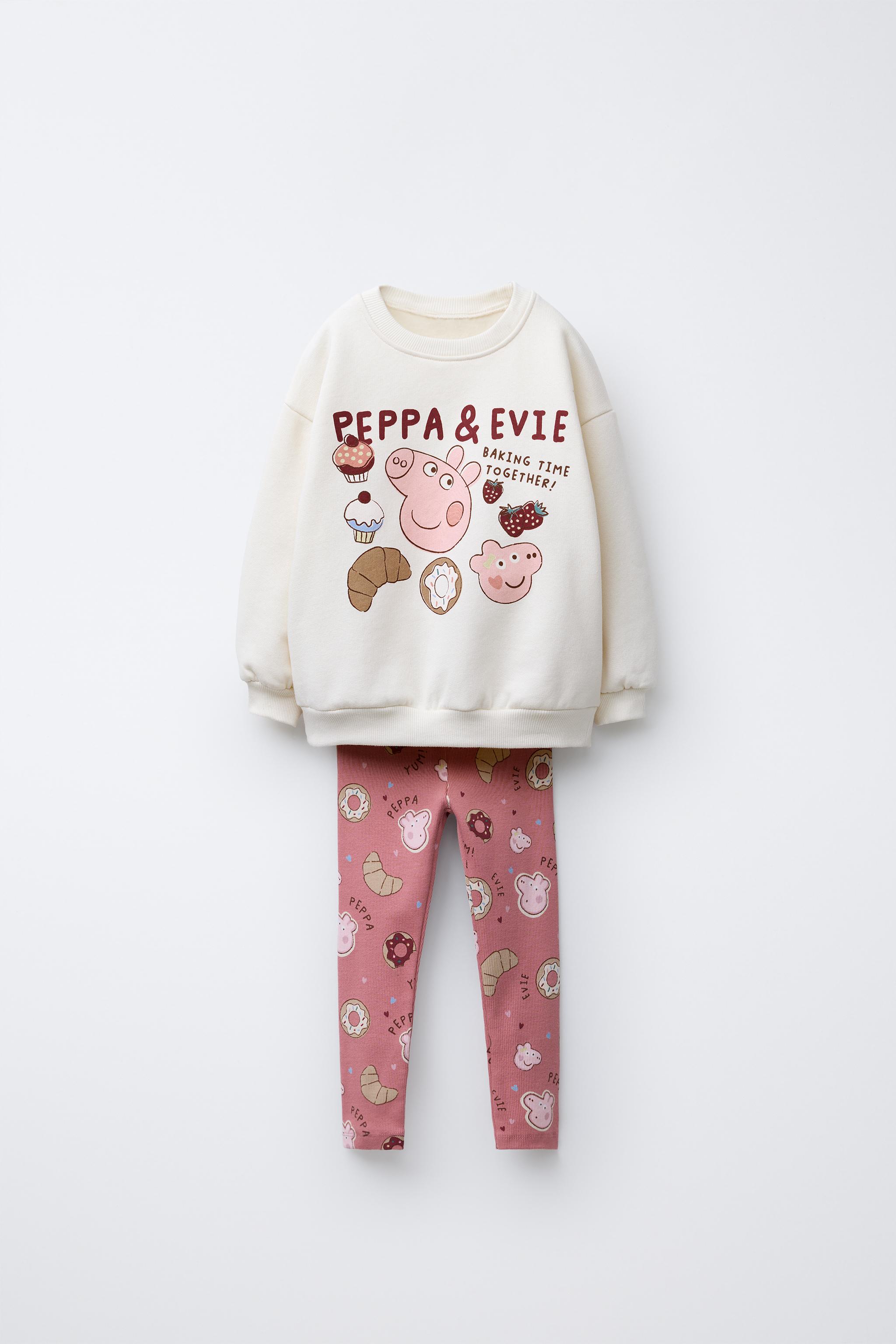 buzz papaさん専用 PEPPA PIG ™スウェットシャツ＆レギンスセット - エクリュ