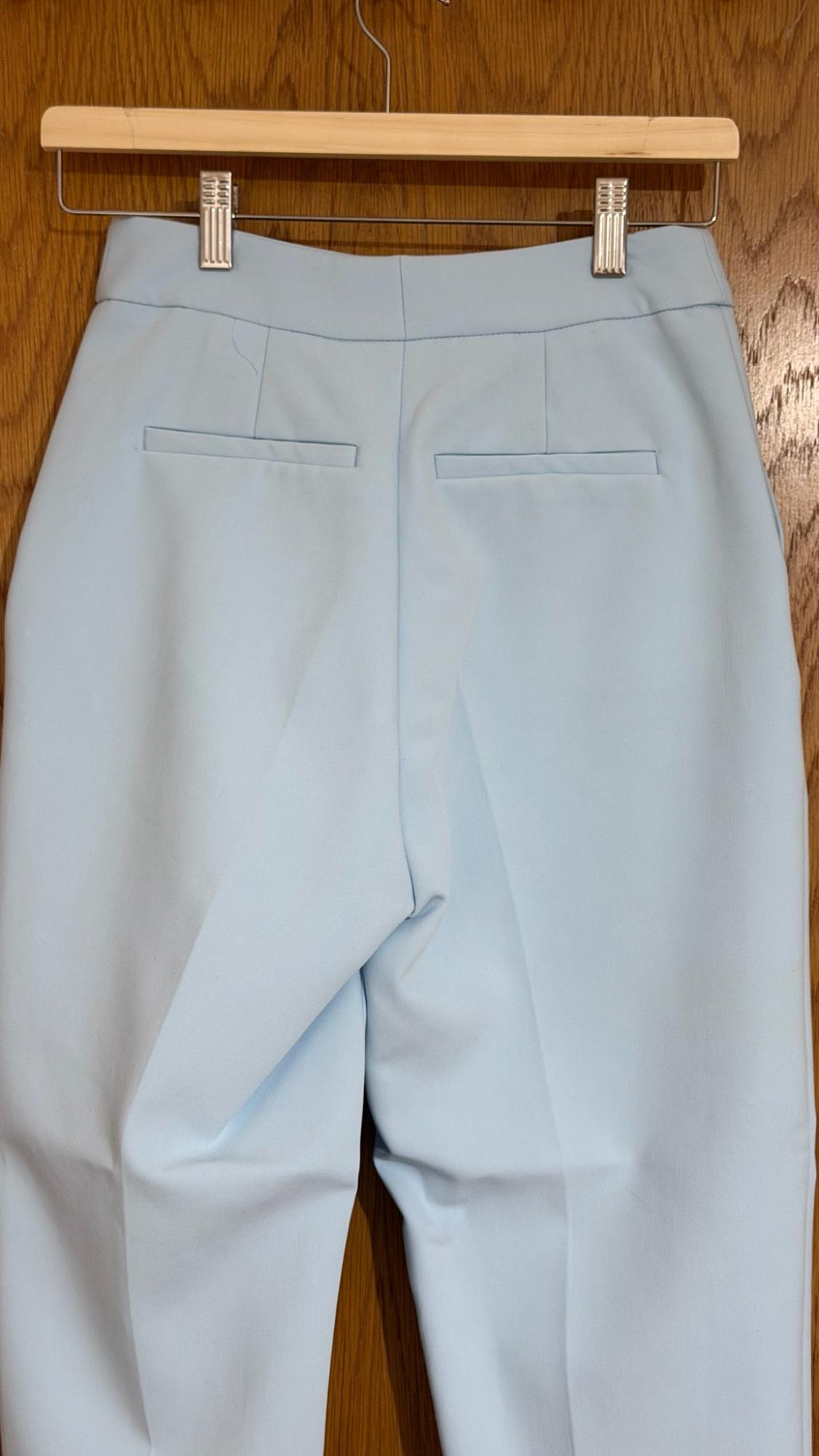 HIGH-WAIST SLIM FIT TROUSERS - Image 5