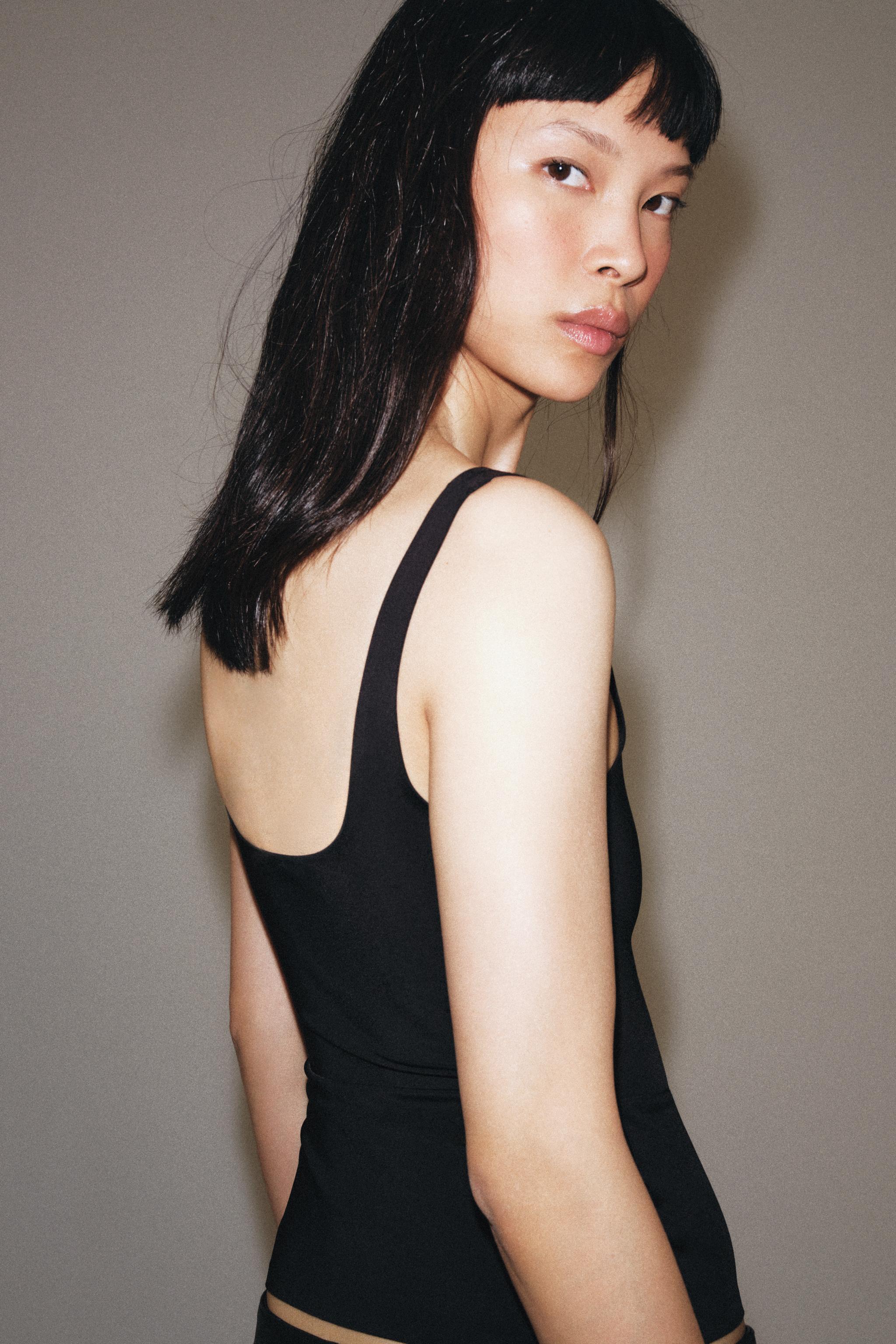 Polyamide Spaghetti Strap Top