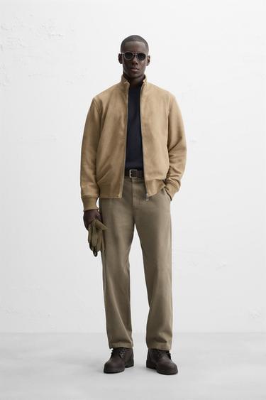 スエードジャケット | メンズ | ZARA 日本