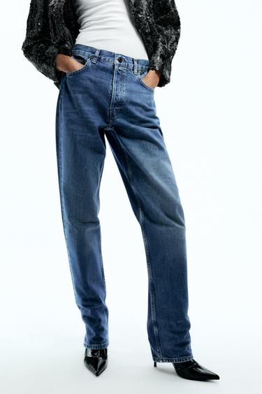 JEANS ZW COLLECTION RECTOS TIRO MEDIO - Azul de Zara