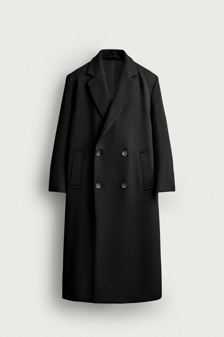 Abrigo cruzado oversize fit