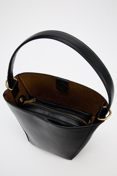 SAC SEAU - Noir de Zara - Image 4