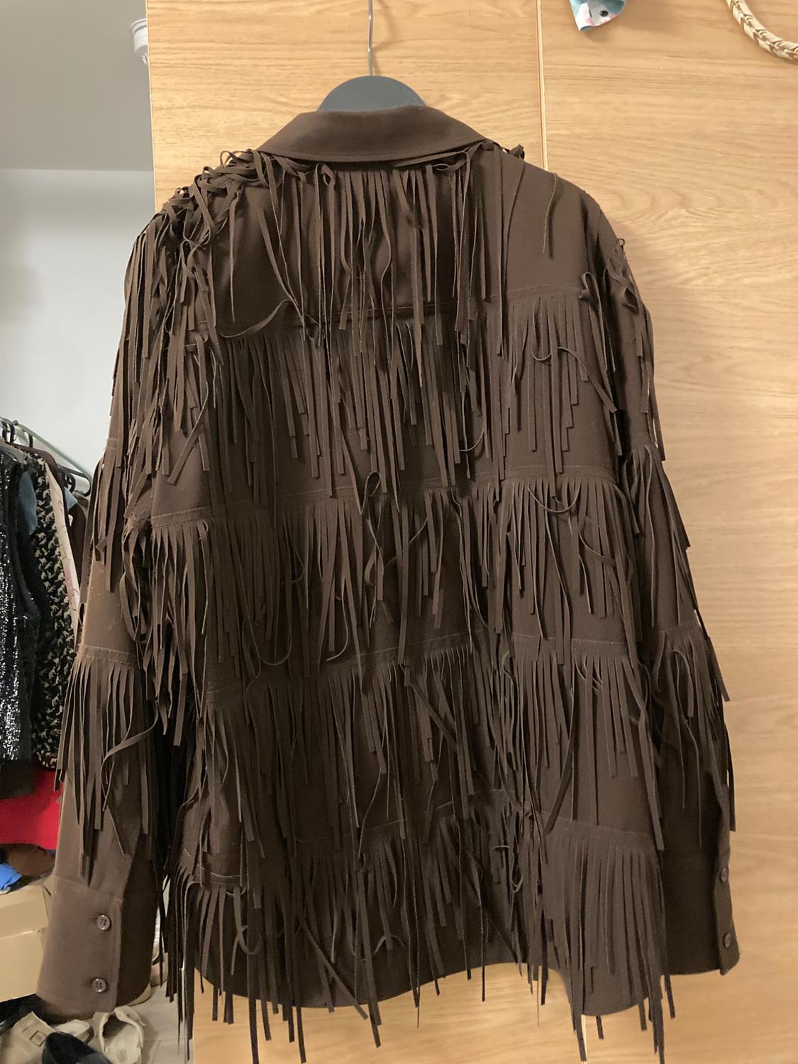 ZW COLLECTION MAXI FRINGE SHIRT - Image 3