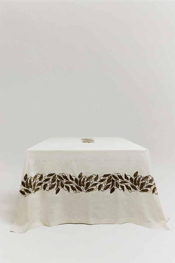 THE BURDEN OF EDEN TABLECLOTH - Zara의 초록 - 이미지 0