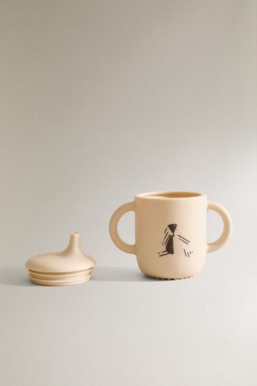 KIDS' RABBIT SILICONE LEARNING CUP - Multicoloured by Zara - Image 2