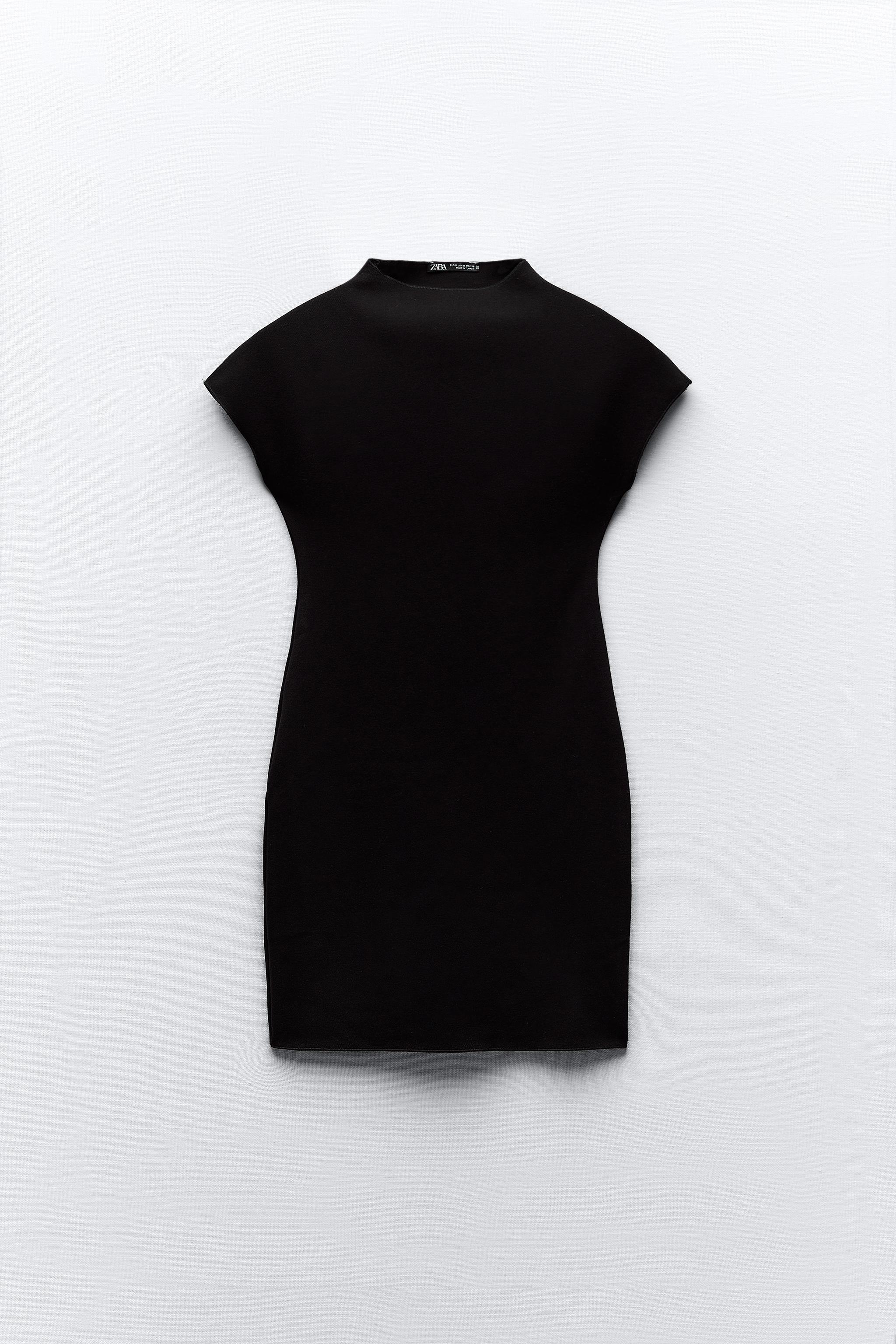 Zara top online zwart