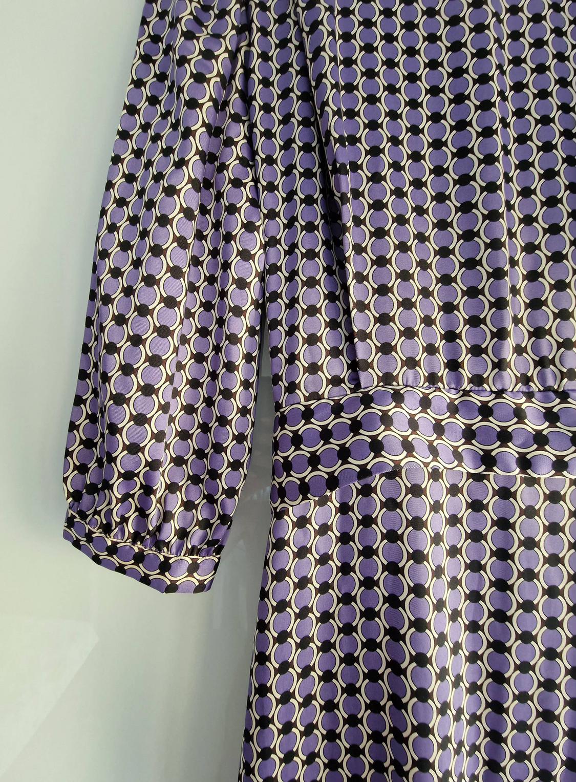 PRINTED MIDI DRESS - Image 3