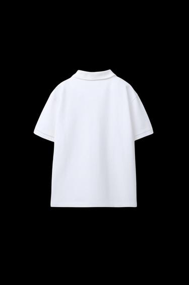 PLAIN BASIC POLO SHIRT - White by Zara