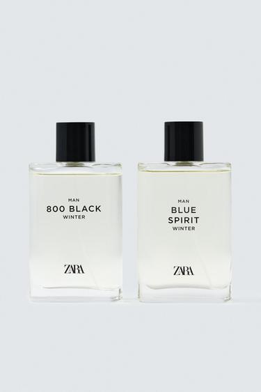 Zara MAN 800 BLACK WINTER 淡香精 + MAN BLUE SPIRIT WINTER 淡香精 2X90ML (3.04 液量盎司) - 明淺棕色