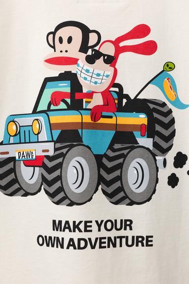 PAUL FRANK™ PRINTED T-SHIRT - Light ecru by Zara - Image 3