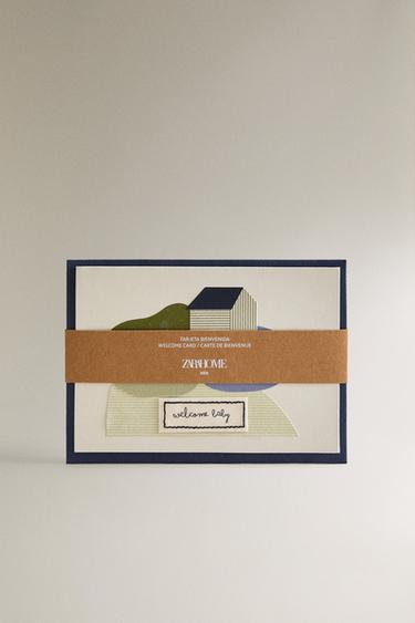 WELCOME BABY DONKEY CARD - Multicoloured by Zara - Image 3