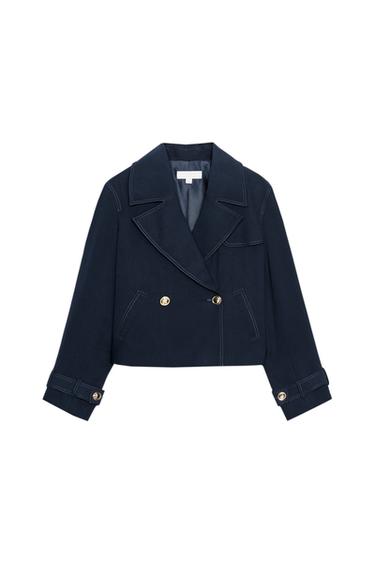 DOUBLE-BREASTED SHORT JACKET