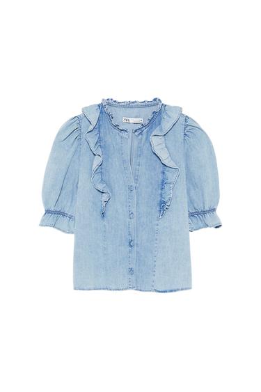 RUFFLED BLOUSE