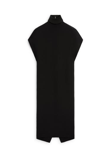 Flowing high neck dress - LIMITED EDITION — Black 2
