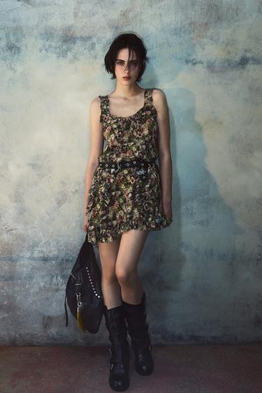 Zara SILK PRINT DRESS KATE MOSS X ZARA - Printed
