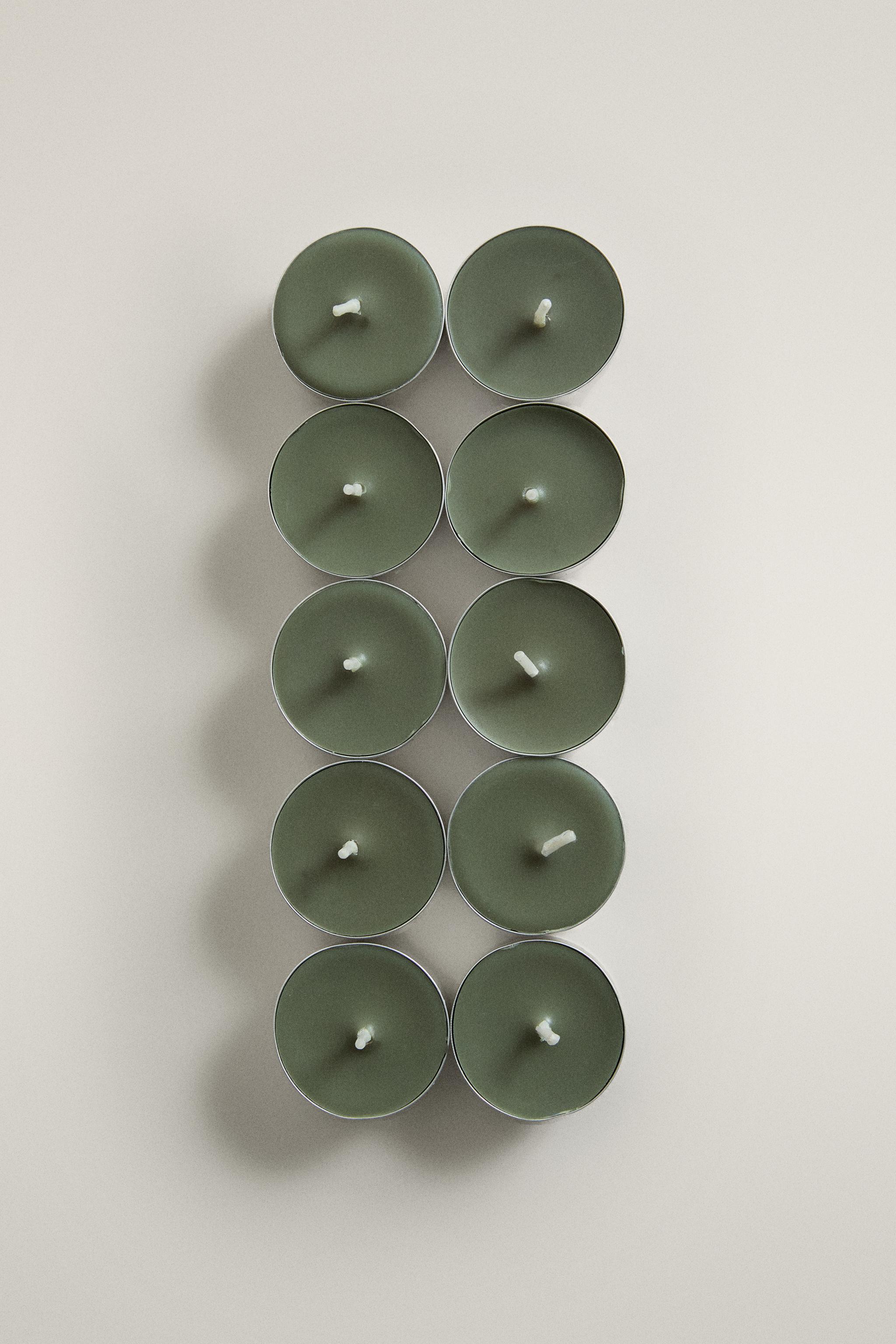 PACK OF BASILICUM TEALIGHT CANDLES (10)