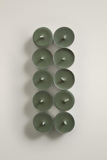 PACK OF BASILICUM TEALIGHT CANDLES (10) — Mint 1