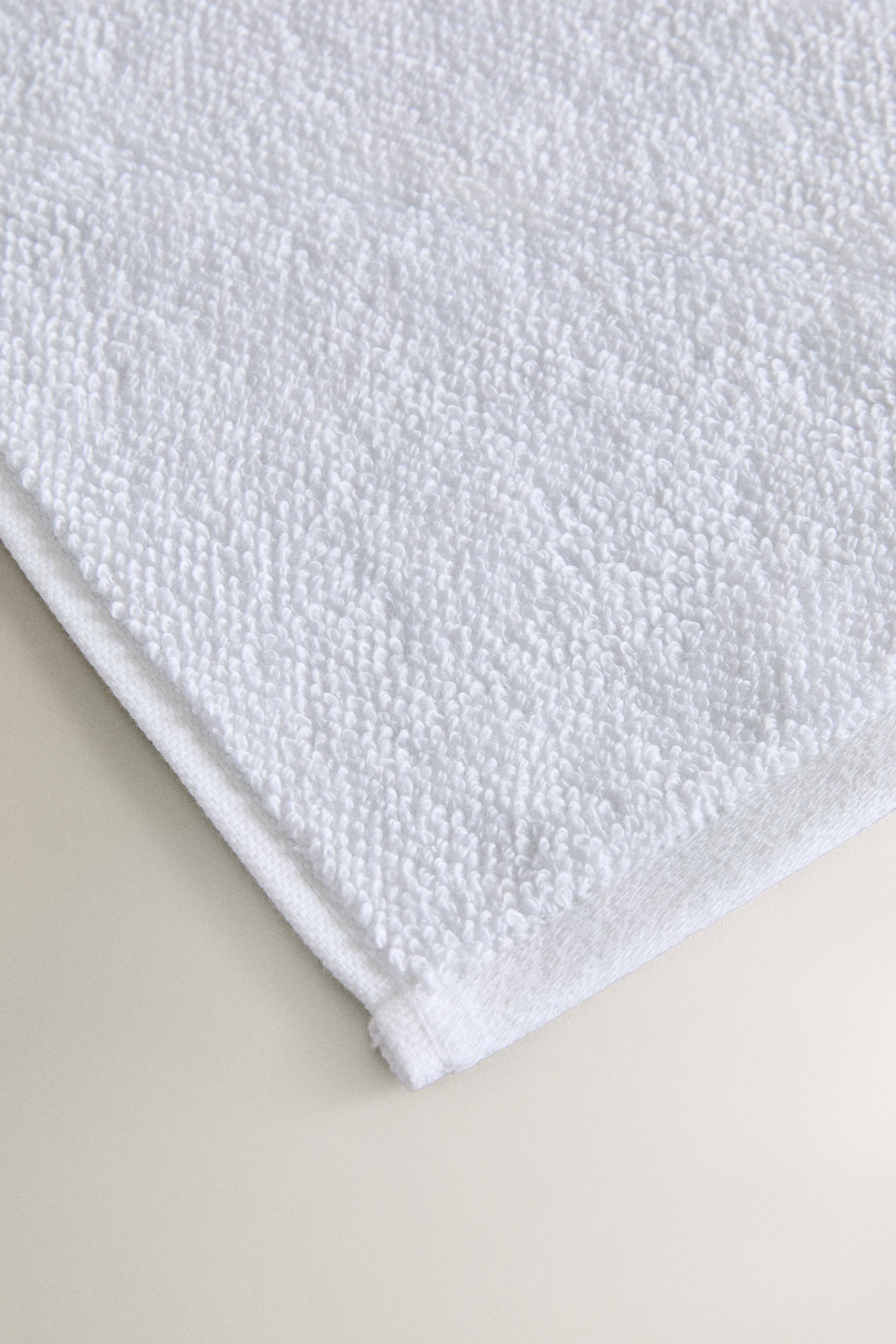 RICE STITCH COTTON BATH TOWEL
