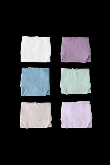 6-14 YEARS/ SIX-PACK OF STRUCTURED BRIEFS - Multicoloured by Zara - Image 0