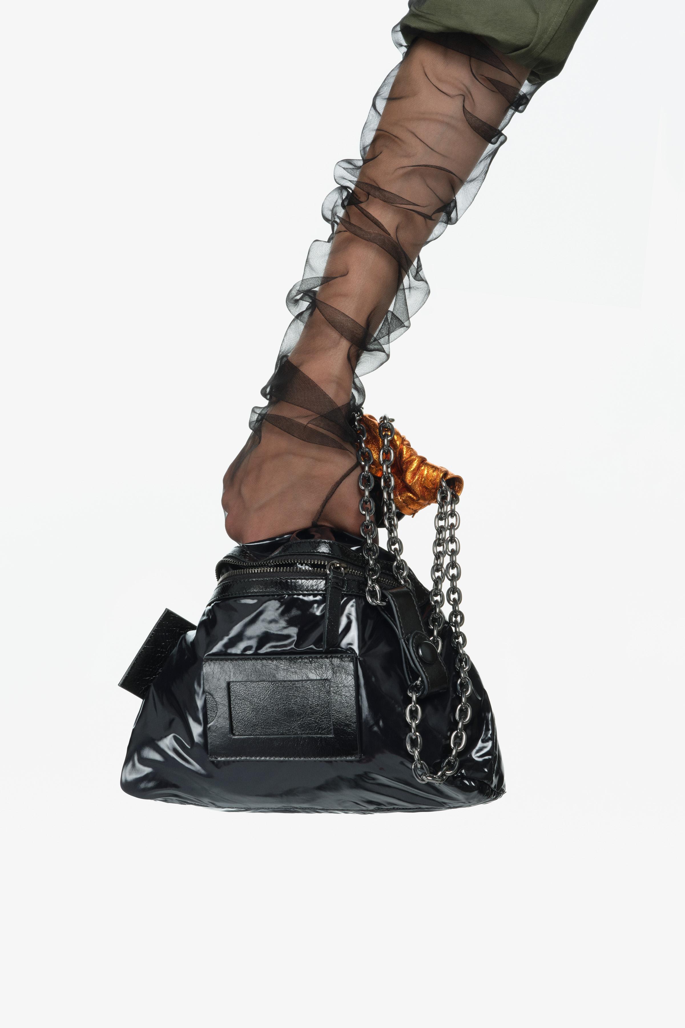 LIMITED EDITION TRI-CHIC レザースモールバッグ - グリーン | ZARA 